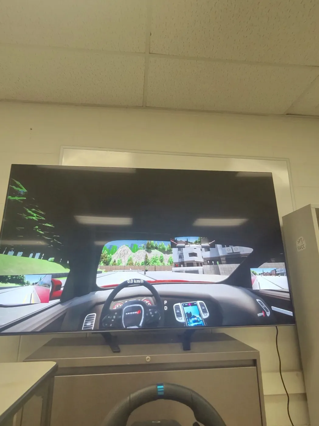 Driving simulator environment